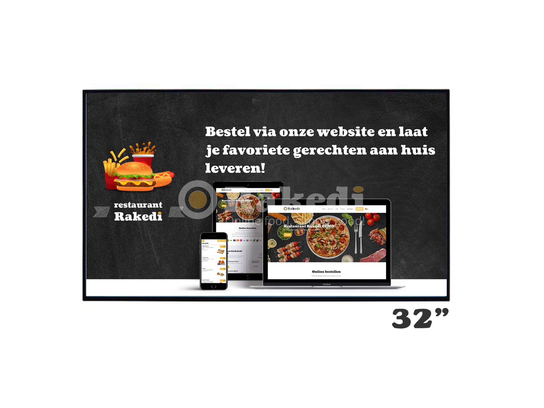 Digital Signage Scherm 32