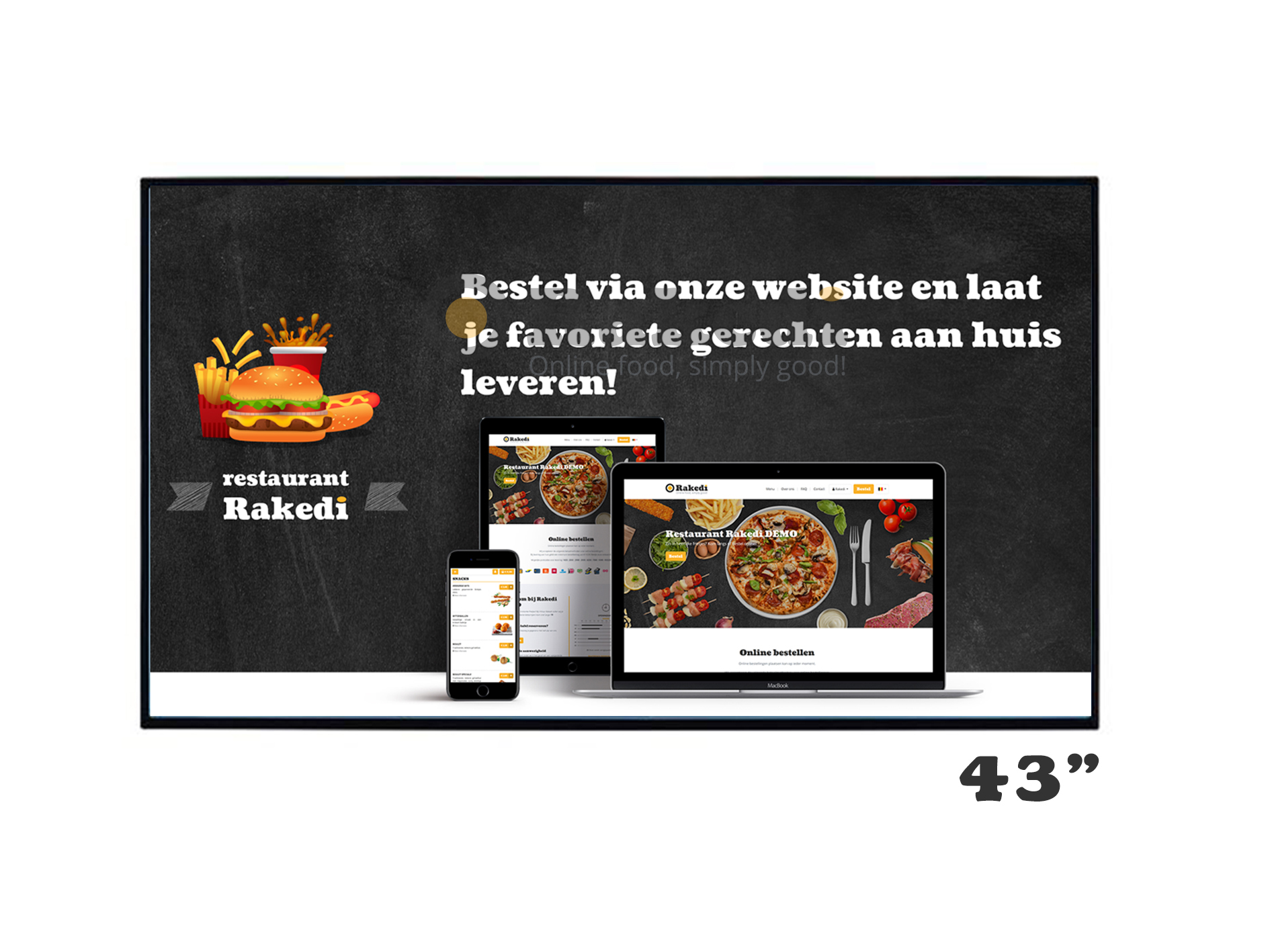 Digital Signage Écran 43