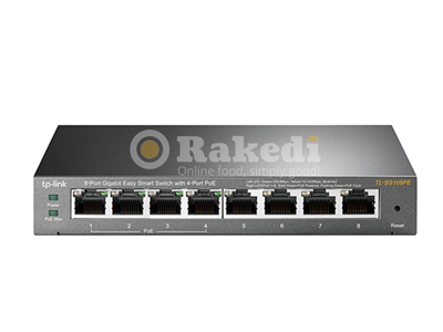 Switch 8 ports PoE+